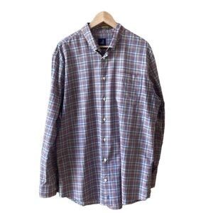 johnnie-O plaid shirt. EUC. Size XL